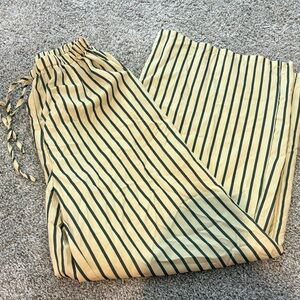 Striped Yellow and Green Pants